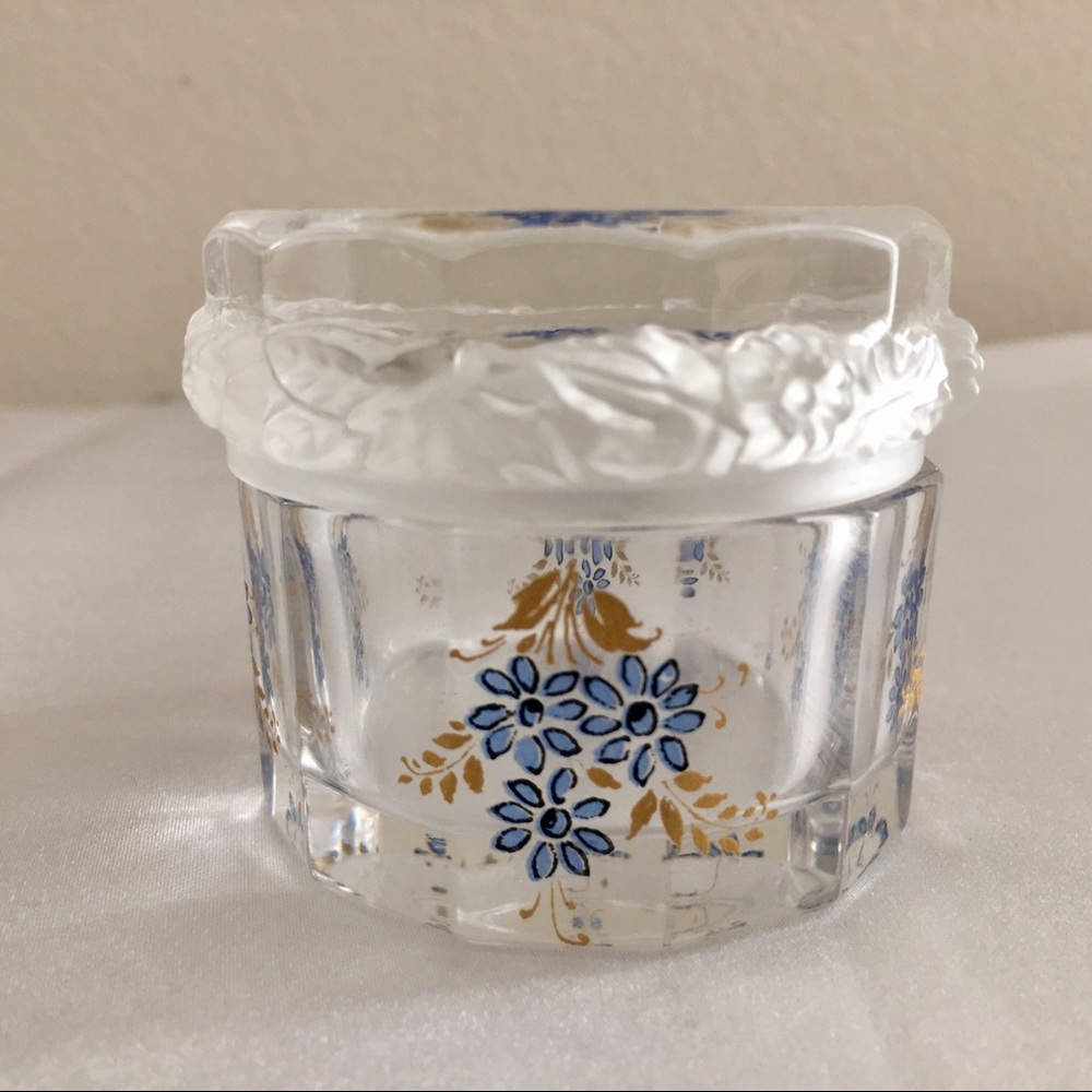 Venetian Crystal Hand Painted Box - NWOT